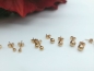 Preview: Kugel Edelstahl Ohrstecker rosegoldfarben